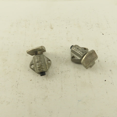 Jergens 36104 1/8" Stroke Spring Loaded Plunger Stop Tang Style 7/8" Body Width Lot of 2