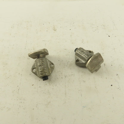 Jergens 36104 1/8" Stroke Spring Loaded Plunger Stop Tang Style 7/8" Body Width Lot of 2