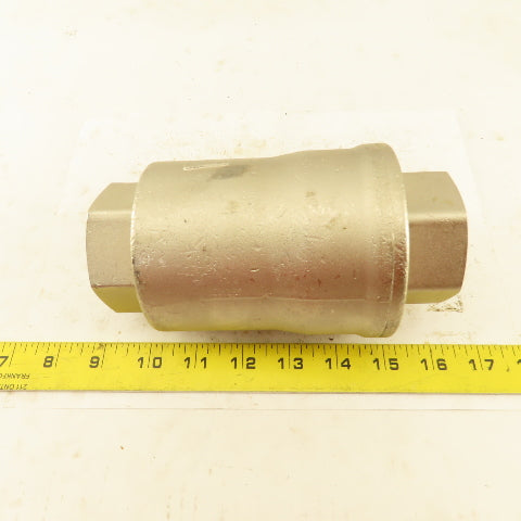 OML Automation 1-1/2" NPT Stainless Steel Pneumatic Valve 8 Bar