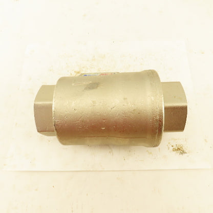 OML Automation 1-1/2" NPT Stainless Steel Pneumatic Valve 8 Bar