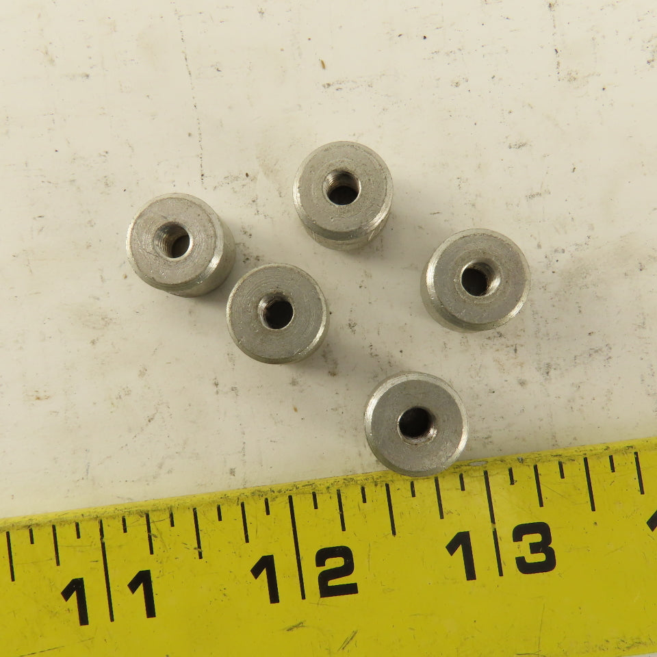 #10-32 Thread 1/2" Round Gripper Pad Replacement Hardened Teeth Lot Of 5