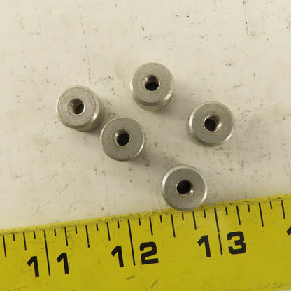 #10-32 Thread 1/2" Round Gripper Pad Replacement Hardened Teeth Lot Of 5