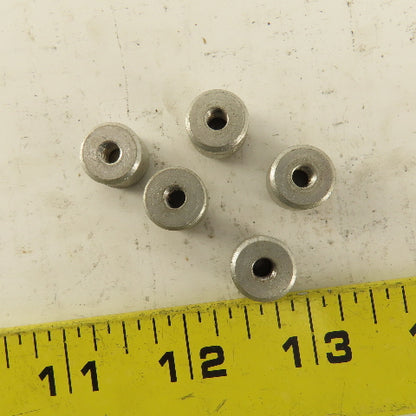 #10-32 Thread 1/2" Round Gripper Pad Replacement Hardened Teeth Lot Of 5