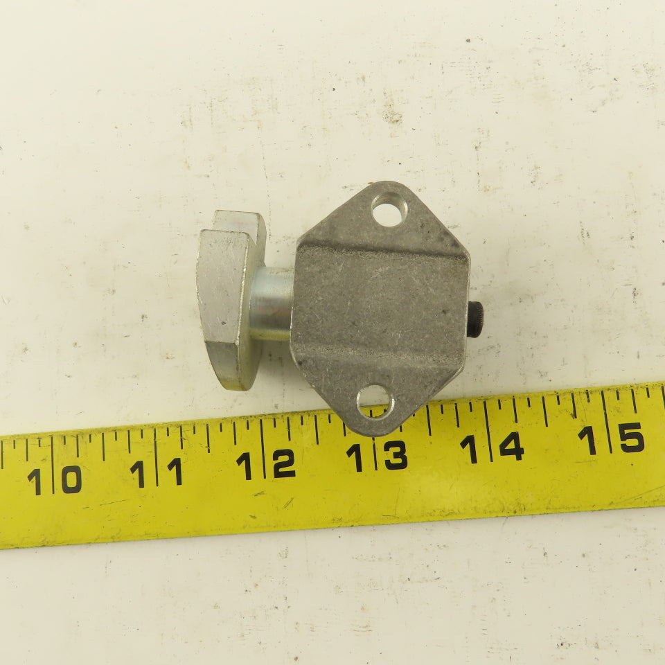 Jergens S-30 1/4" Stroke Spring Loaded Plunger Tang Style Stop 2" Body Width