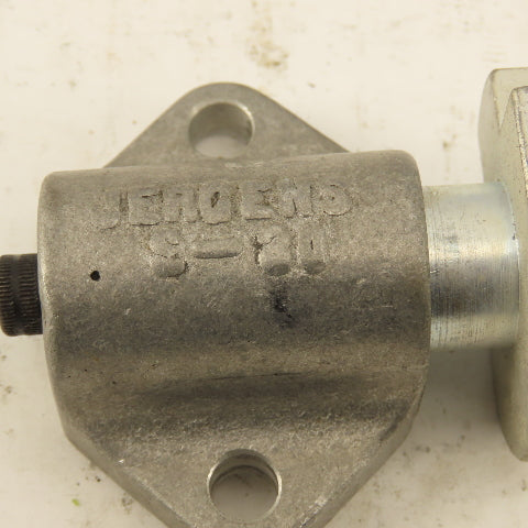 Jergens S-30 1/4" Stroke Spring Loaded Plunger Tang Style Stop 2" Body Width