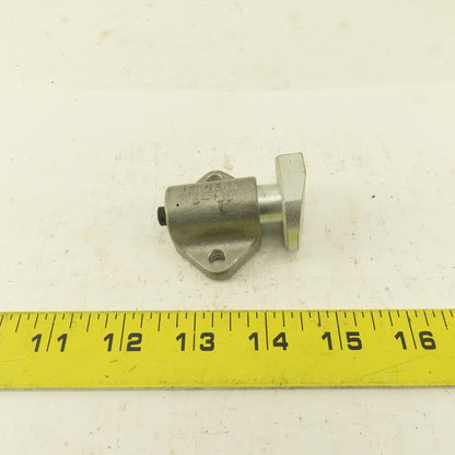 Jergens S-30 1/4" Stroke Spring Loaded Plunger Tang Style Stop 2" Body Width