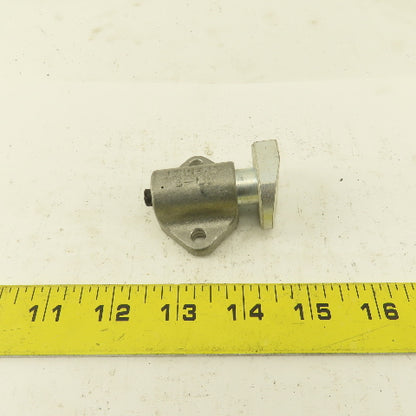 Jergens S-30 1/4" Stroke Spring Loaded Plunger Tang Style Stop 2" Body Width