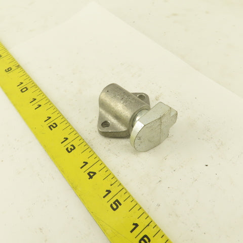 Jergens S-30 1/4" Stroke Spring Loaded Plunger Tang Style Stop 2" Body Width