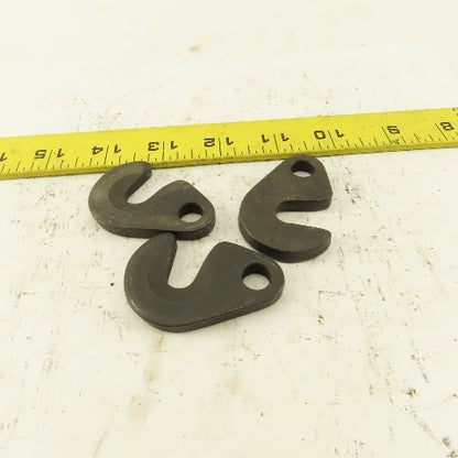 Swing C Washer 3/8" Stud 1" Center Drop 1/4" Thick Lot Of 3