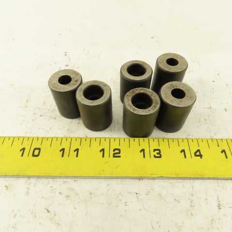 7/8" Dia. X 1-1/8" Tall Hardened Jig Foot For 5/16 SHCS Lot Of 6