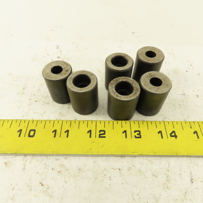 7/8" Dia. X 1-1/8" Tall Hardened Jig Foot For 5/16 SHCS Lot Of 6