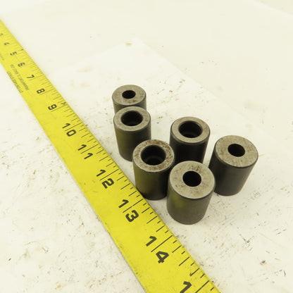 7/8" Dia. X 1-1/8" Tall Hardened Jig Foot For 5/16 SHCS Lot Of 6