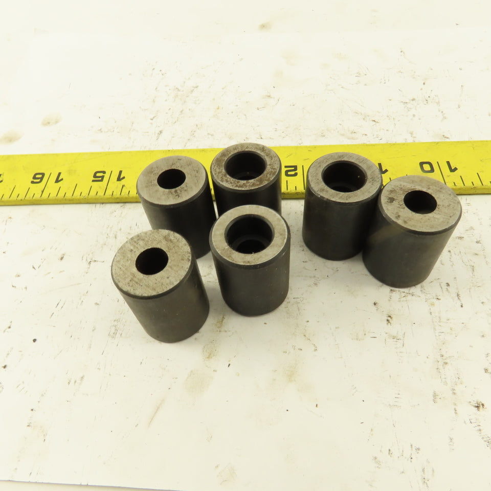 7/8" Dia. X 1-1/8" Tall Hardened Jig Foot For 5/16 SHCS Lot Of 6