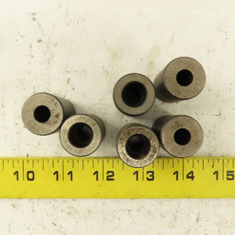 7/8" Dia. X 1-1/8" Tall Hardened Jig Foot For 5/16 SHCS Lot Of 6