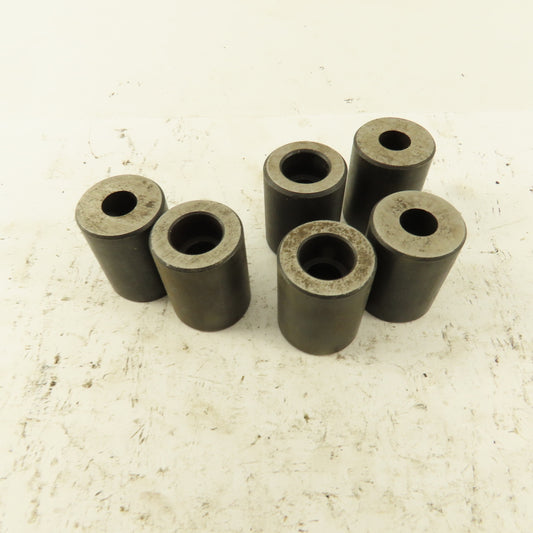 7/8" Dia. X 1-1/8" Tall Hardened Jig Foot For 5/16 SHCS Lot Of 6