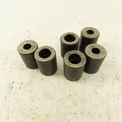7/8" Dia. X 1-1/8" Tall Hardened Jig Foot For 5/16 SHCS Lot Of 6
