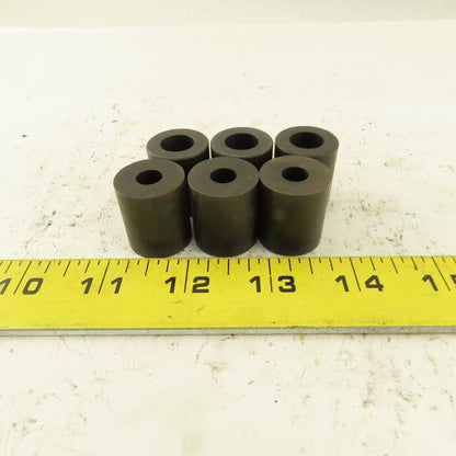 5/8" Dia. X 1" Tall Hardened Jig Foot For 5/16 SHCS Lot Of 6