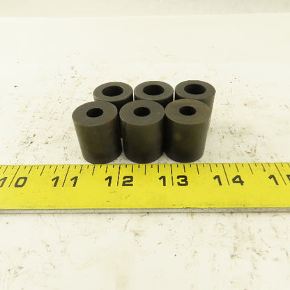 5/8" Dia. X 1" Tall Hardened Jig Foot For 5/16 SHCS Lot Of 6