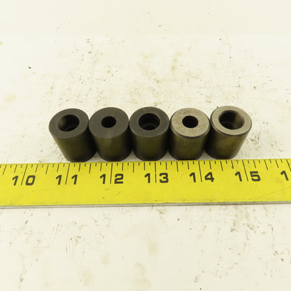 5/8" Dia. X 1" Tall Hardened Jig Foot For 5/16 SHCS Lot Of 5