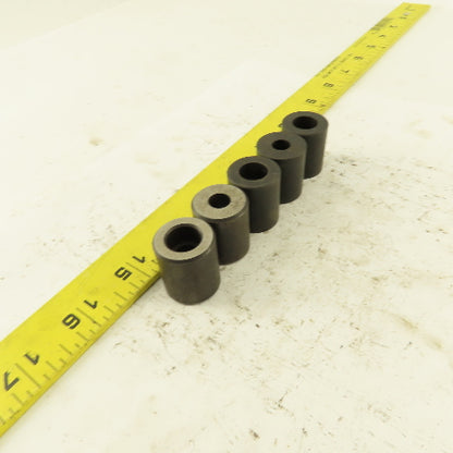 5/8" Dia. X 1" Tall Hardened Jig Foot For 5/16 SHCS Lot Of 5