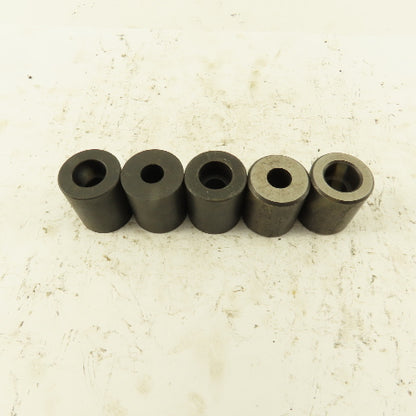 5/8" Dia. X 1" Tall Hardened Jig Foot For 5/16 SHCS Lot Of 5