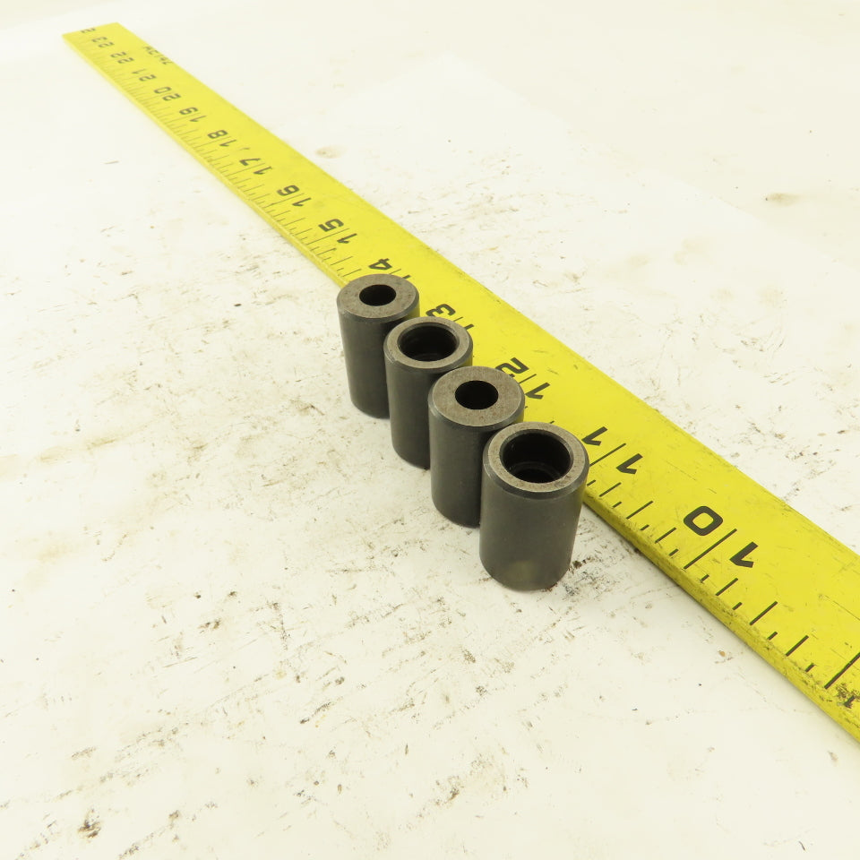 5/8" Dia. X 1" Tall Hardened Jig Foot For 1/4 SHCS Lot Of 4