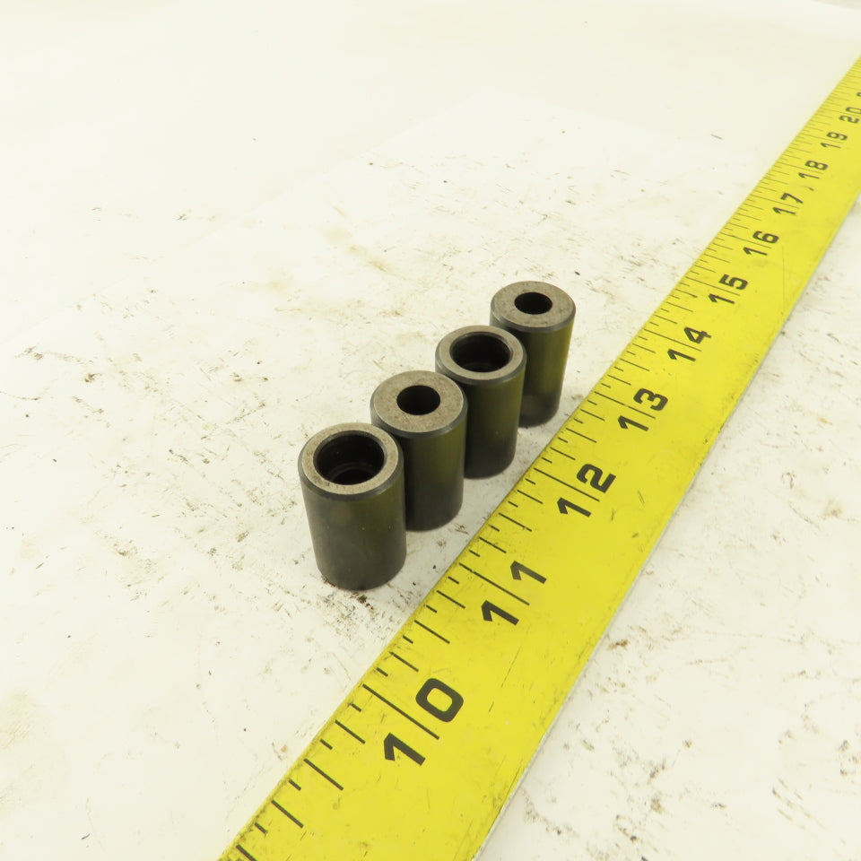 5/8" Dia. X 1" Tall Hardened Jig Foot For 1/4 SHCS Lot Of 4