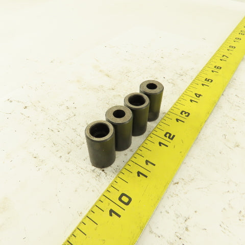 5/8" Dia. X 1" Tall Hardened Jig Foot For 1/4 SHCS Lot Of 4