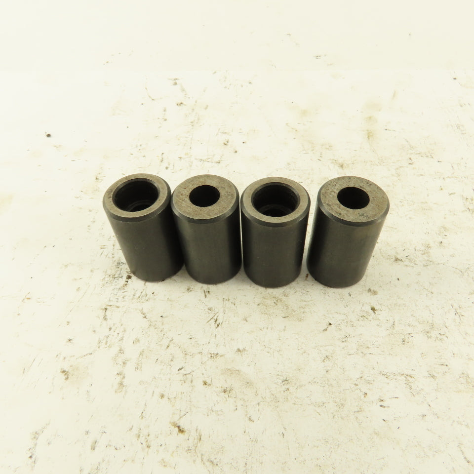 5/8" Dia. X 1" Tall Hardened Jig Foot For 1/4 SHCS Lot Of 4