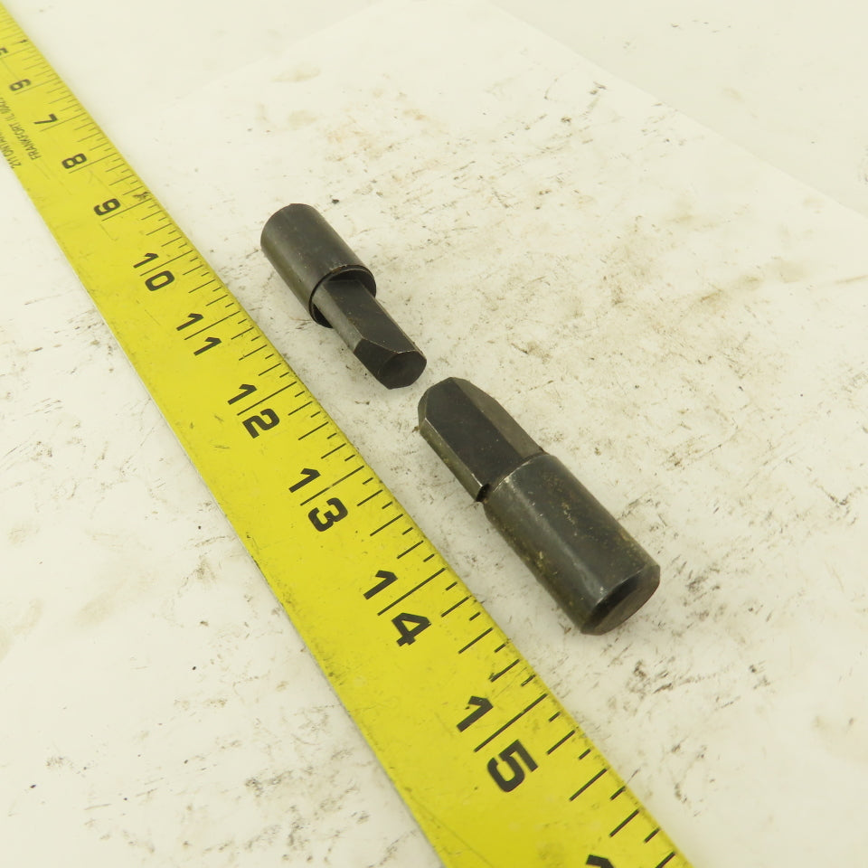 11/16" Relieved Locating Pin 5/8" Slip Fit 2" OAL Lot Of 2