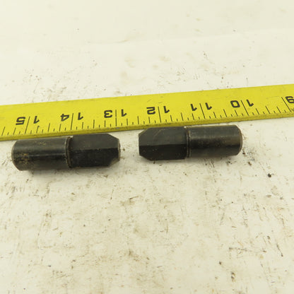 11/16" Relieved Locating Pin 5/8" Slip Fit 2" OAL Lot Of 2