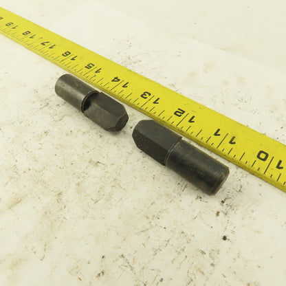 11/16" Relieved Locating Pin 5/8" Slip Fit 2" OAL Lot Of 2