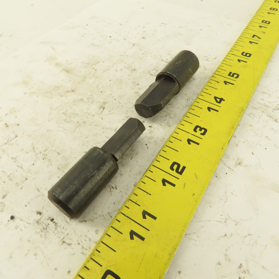 11/16" Relieved Locating Pin 5/8" Slip Fit 2" OAL Lot Of 2