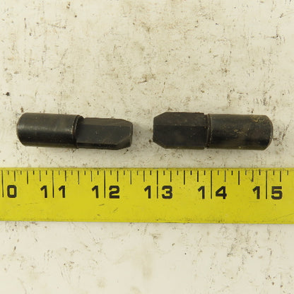 11/16" Relieved Locating Pin 5/8" Slip Fit 2" OAL Lot Of 2