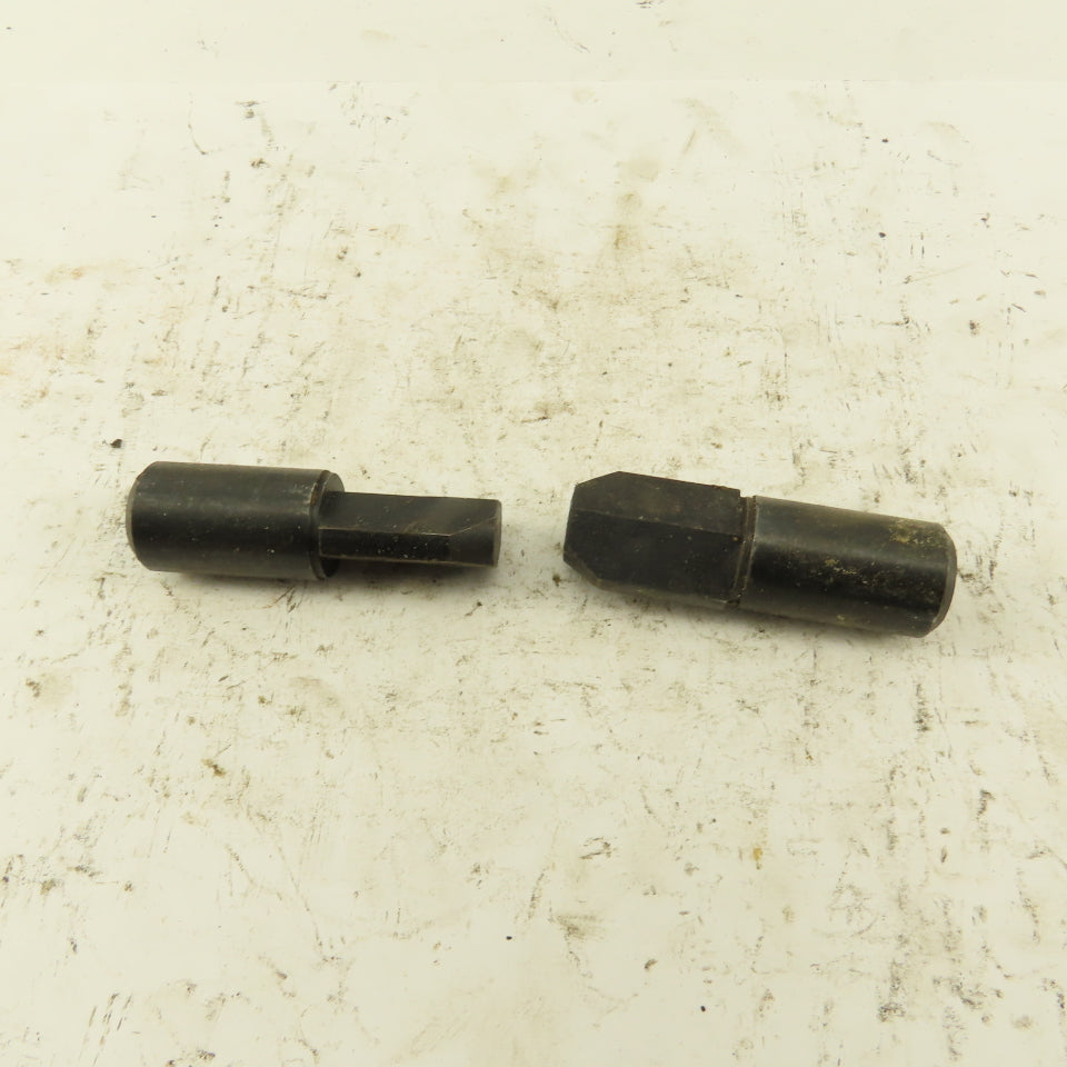 11/16" Relieved Locating Pin 5/8" Slip Fit 2" OAL Lot Of 2