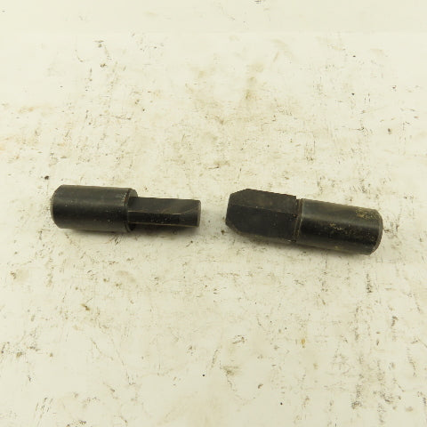 11/16" Relieved Locating Pin 5/8" Slip Fit 2" OAL Lot Of 2