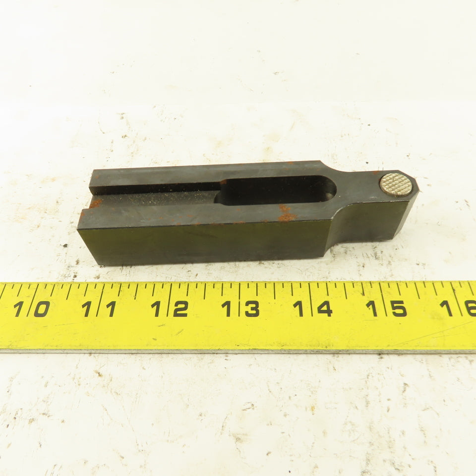1" x 1-1/8" x 4-3/4" Long Slotted Heel Clamp Strap With Gripper Point