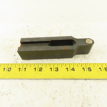 1" x 1-1/8" x 4-3/4" Long Slotted Heel Clamp Strap With Gripper Point