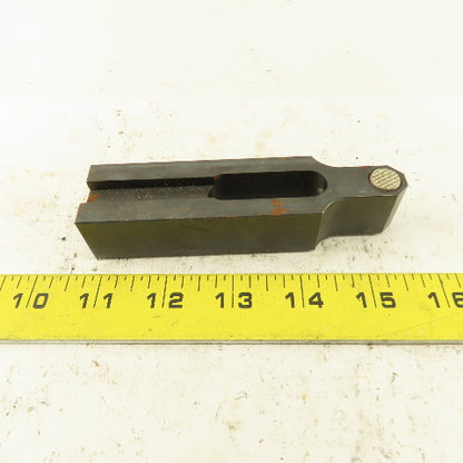 1" x 1-1/8" x 4-3/4" Long Slotted Heel Clamp Strap With Gripper Point