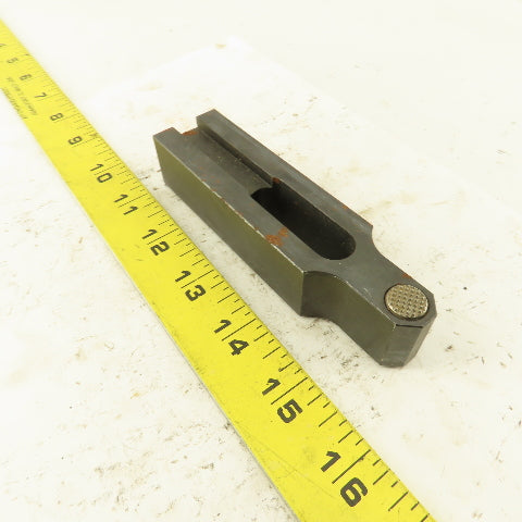 1" x 1-1/8" x 4-3/4" Long Slotted Heel Clamp Strap With Gripper Point