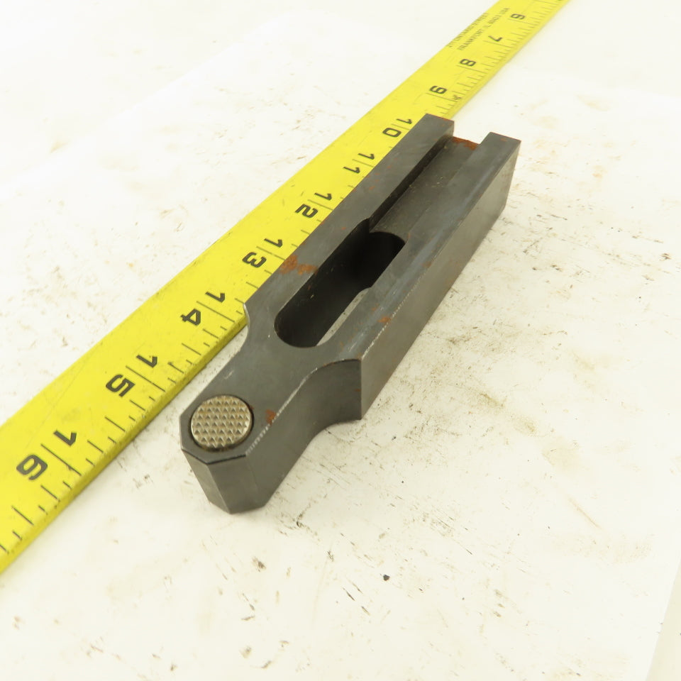 1" x 1-1/8" x 4-3/4" Long Slotted Heel Clamp Strap With Gripper Point