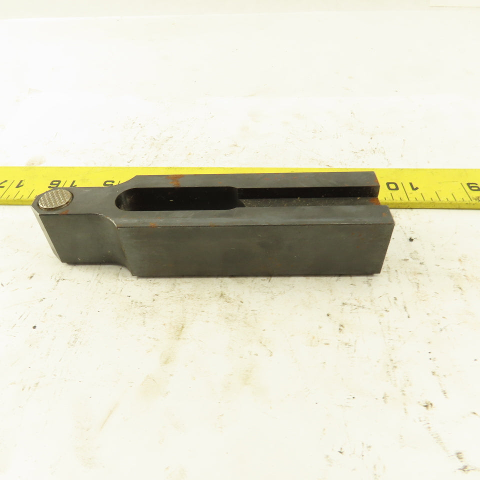 1" x 1-1/8" x 4-3/4" Long Slotted Heel Clamp Strap With Gripper Point