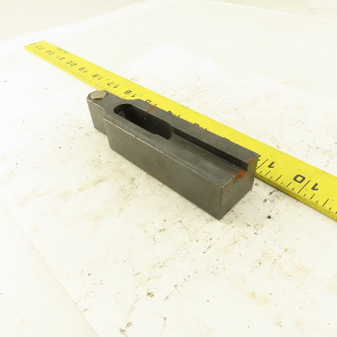 1" x 1-1/8" x 4-3/4" Long Slotted Heel Clamp Strap With Gripper Point