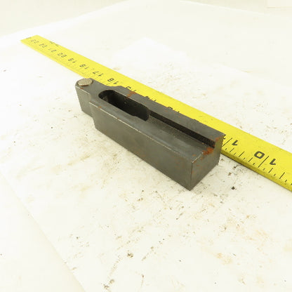 1" x 1-1/8" x 4-3/4" Long Slotted Heel Clamp Strap With Gripper Point
