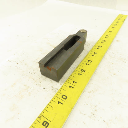1" x 1-1/8" x 4-3/4" Long Slotted Heel Clamp Strap With Gripper Point