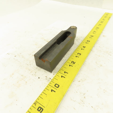 1" x 1-1/8" x 4-3/4" Long Slotted Heel Clamp Strap With Gripper Point