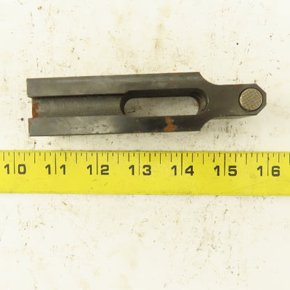1" x 1-1/8" x 4-3/4" Long Slotted Heel Clamp Strap With Gripper Point