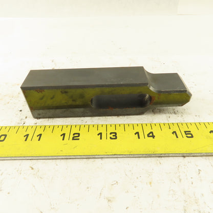 1" x 1-1/8" x 4-3/4" Long Slotted Heel Clamp Strap With Gripper Point