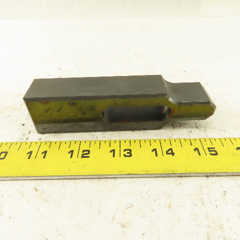 1" x 1-1/8" x 4-3/4" Long Slotted Heel Clamp Strap With Gripper Point