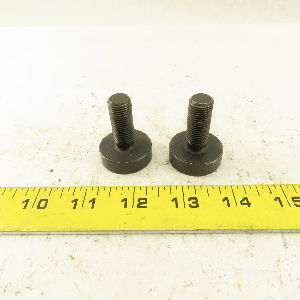 1/2-20 Fine Thread x 1-1/4" Broad Head Fixture Rest Bolt SHCS Lot Of 2